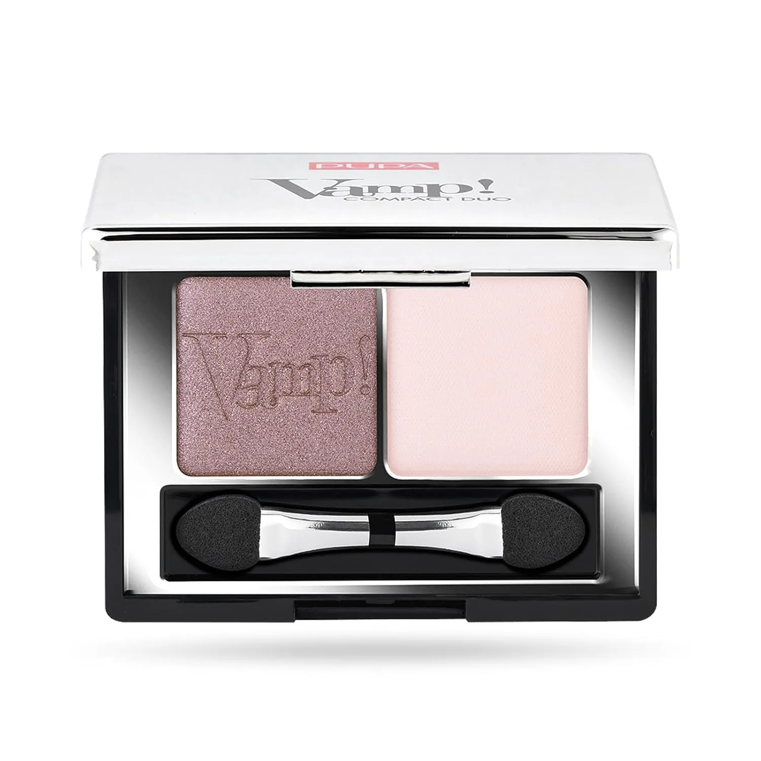 Pupa Milano Vamp! Eyeshadow Compact Duo 003 Soft Mauve - Light, Smooth, Blendable, Cream Compact Shadow - Stunning, Colorful, Pigmented Shade - Paraben-Free Formula - 0.078 oz