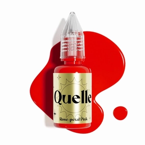 QUELLE Permanent Makeup Ink Lips Pigment Water Based 0.5oz/15ml Vegan Lip Ink Microblading Pigment for Lip Blush Permanent Makeup Lip Color (Rose-petal Pink)