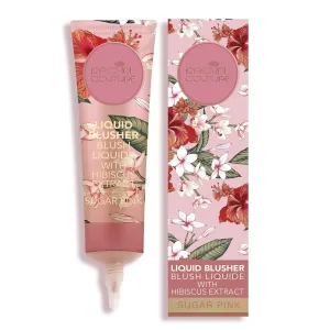 Rachel Couture Liquid Blush for Radiant, Glowing Cheeks | Vegan & Cruelty-Free | Hibiscus Extract Infused - 0.50 Oz - Sugar Pink