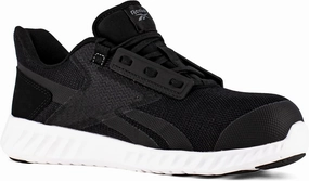 Reebok Men's Rb4023 Sublite Legend Athletic Work Composite Toe Shoe Black and White Industrial & Construction