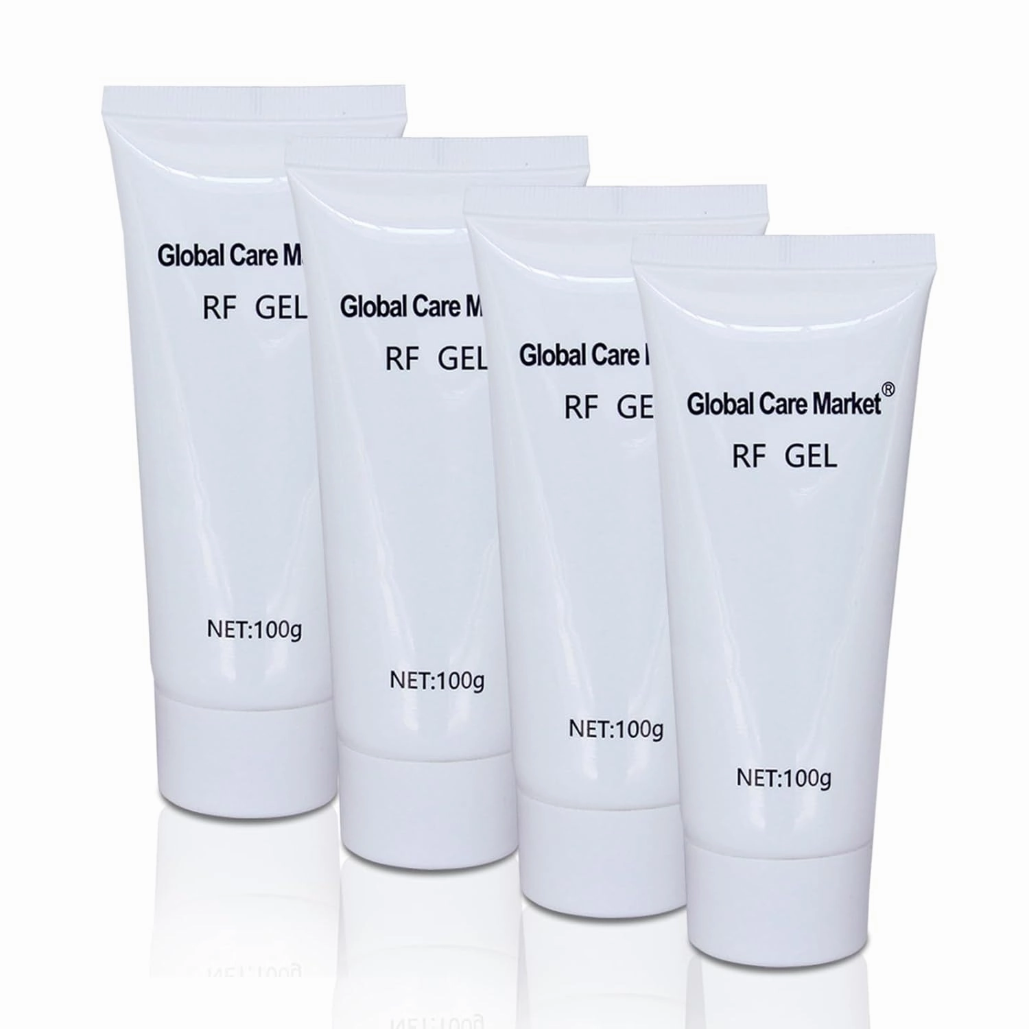 RF Gel 4 Pack - Conductive Gel for Facial Microcurrent Device, Hydrating Cream for Use With Radio Frequency Face and Body Machines, Skin Cooling Primer for IPL Hair Removals