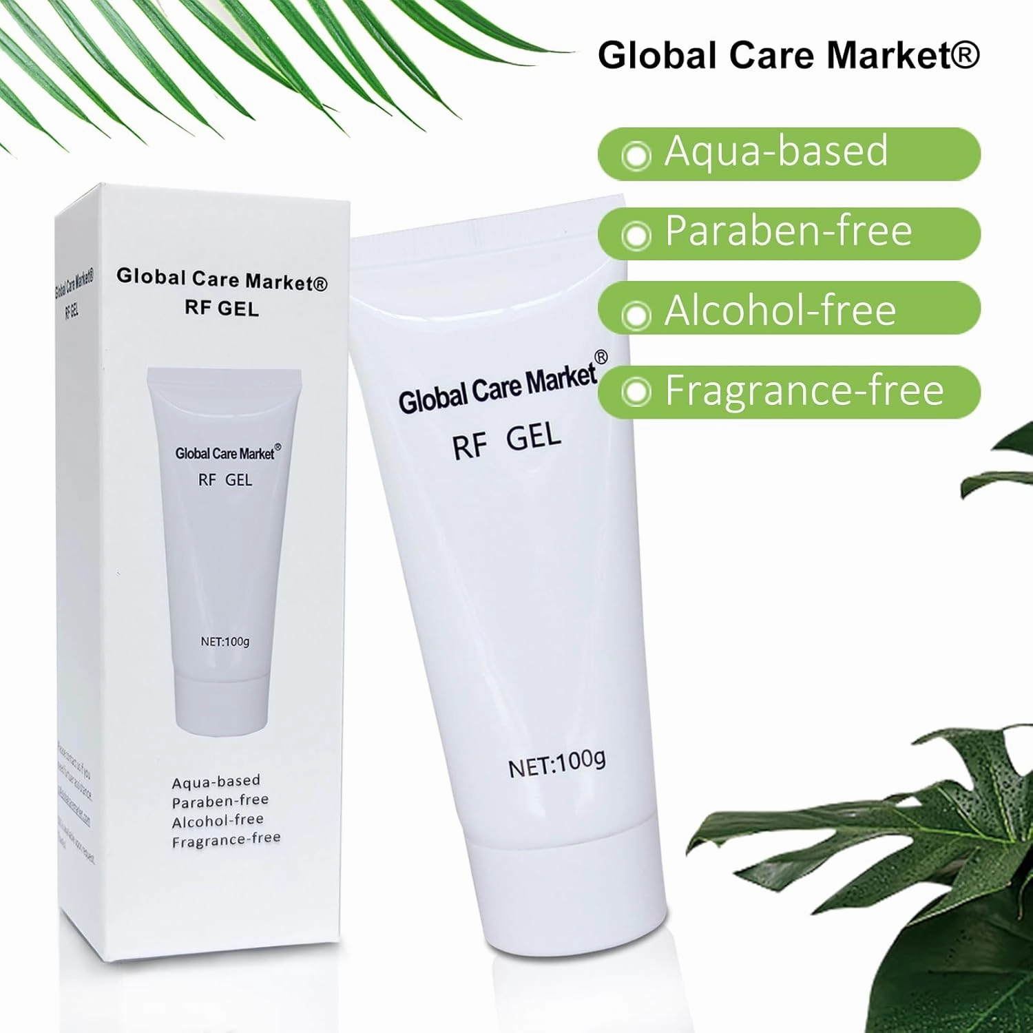 RF Gel 4 Pack - Conductive Gel for Facial Microcurrent Device, Hydrating Cream for Use With Radio Frequency Face and Body Machines, Skin Cooling Primer for IPL Hair Removals