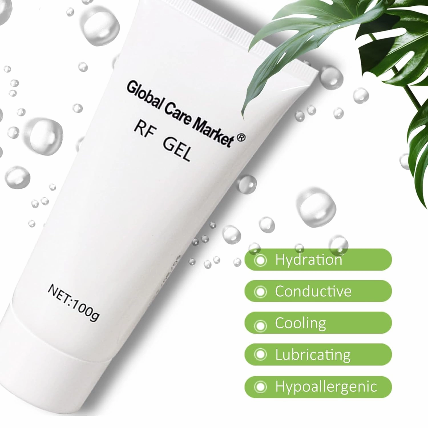 RF Gel 4 Pack - Conductive Gel for Facial Microcurrent Device, Hydrating Cream for Use With Radio Frequency Face and Body Machines, Skin Cooling Primer for IPL Hair Removals