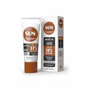 RI Sun Tint SPF 115 | India's First Sunscreen with the Highest SPF | Matte-finish | Full Spectrum 12-Hour Protection | Reduces Pigmentation | Zero White Cast | Hypoallergenic and Paraben-free | 50g