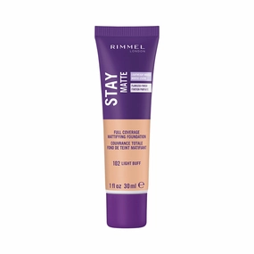 Rimmel Stay Matte Full Coverage Foundation 102 Light Buff