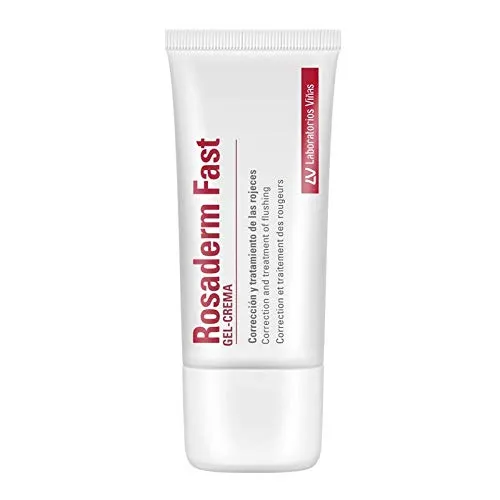 Rosaderm Fast Gel Cream, Skin Tint Corrective Anti Redness Soothing Calming Hydro Primer Silky Moist Delicate Isolating Pore Eraser Light Weight Primer, 30g