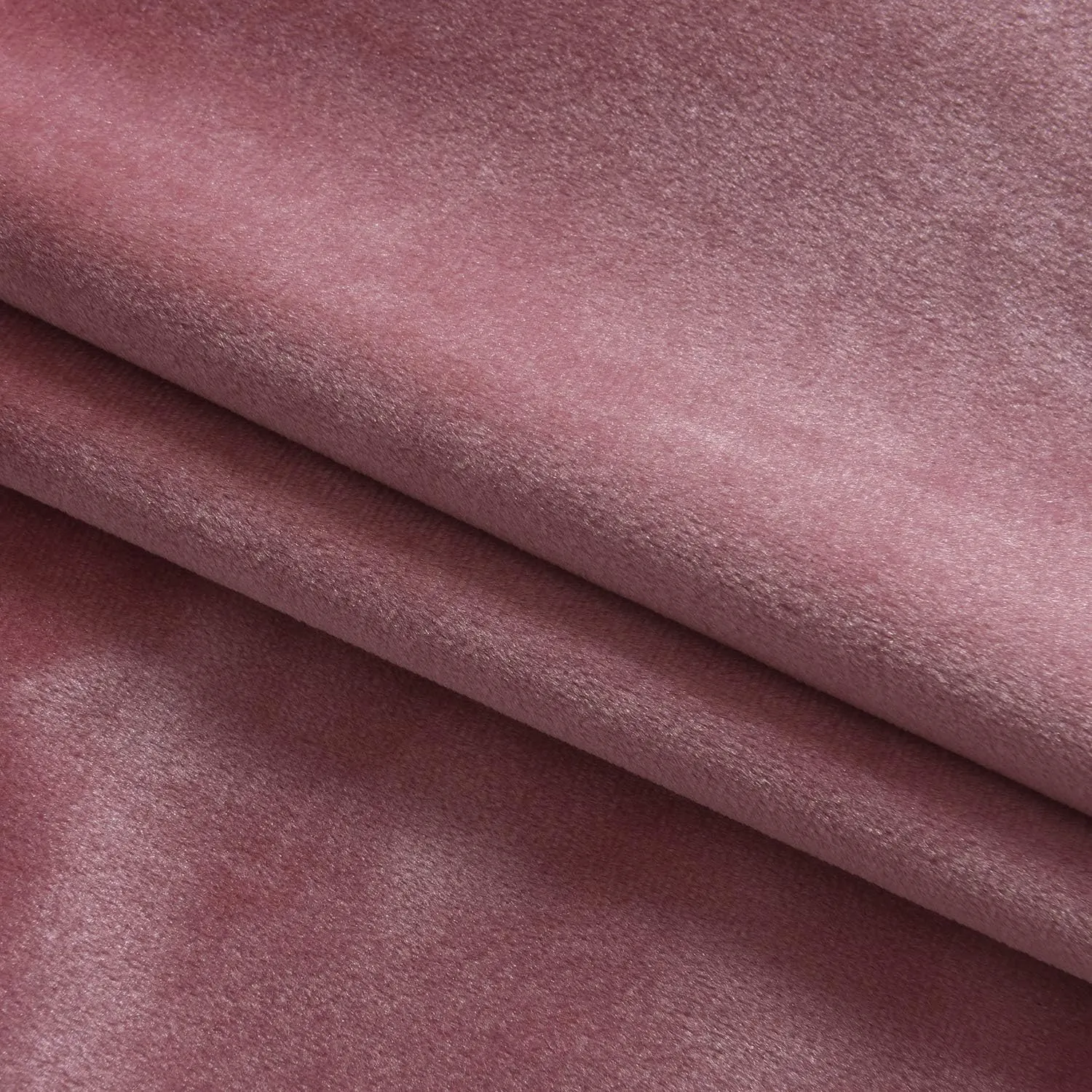 Roslynwood Blush Pink Velvet Curtains Light & Heat Block Window Treatment Energy Efficient Privacy Protection Drapes for Hotel/Living Room/Dining Room,Blush,W52 x L90, 2 Panels