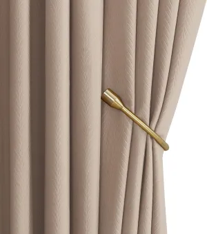 RYB HOME Velvet Curtains 96 inches Long, Blush Pink Back Tab & Rod Pocket Leaves Printed Curtain & Drapes for Living Room Bedroom, W52 x L96 inches, Champagne, 2 Panels