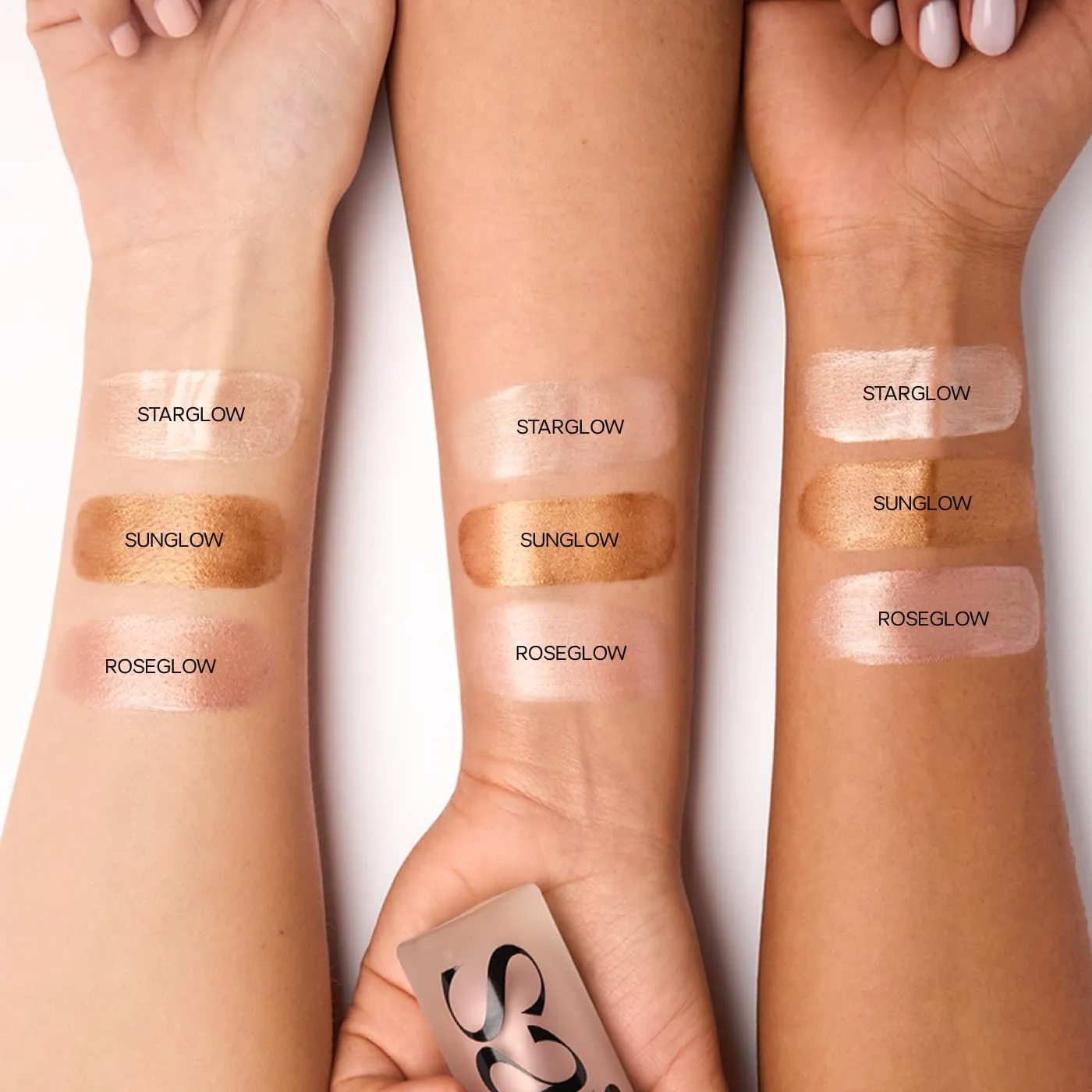 Saie Mini Glowy Super Gel Lightweight Illuminator - Luminizer   Makeup Primer for Glowing Skin - Enriched with Vitamin C   Hydrating Squalane Oil - Roseglow (0.5 oz)