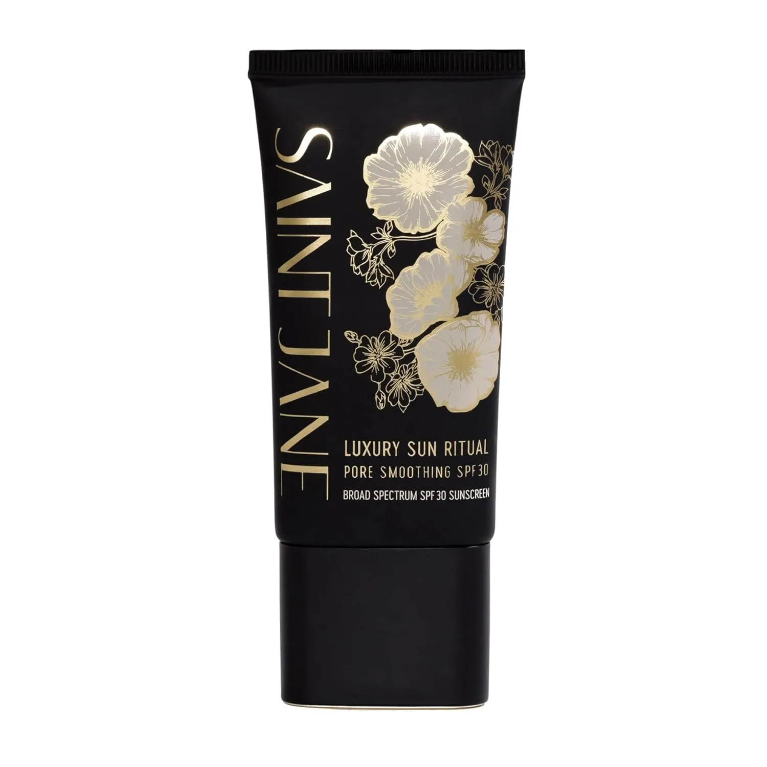 SAINT JANE - Luxury Sun Ritual - Pore Smoothing SPF 30 Mineral Sunscreen | Luxury, Floral-Infused, Clean Skincare (1.7 oz | 50 ml)