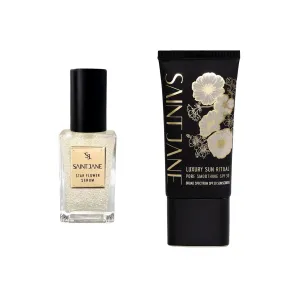 SAINT JANE - Star Flower Niacinamide Serum   Sun Ritual Pore Smoothing SPF 30 Mineral Sunscreen | Luxury, Floral-Infused, Clean Skincare