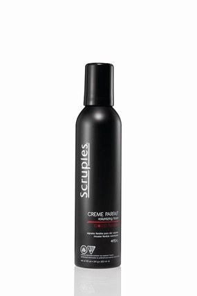 Scruples Creme Parfait Volumizing Foam - Rich & Weightless Styling Foam for Ultimate Smoothing Control, Hydration and Frizz-Free Hold - Alcohol-Free Volume Hair Mousse for Fine to Thick Hair (8.5 oz)