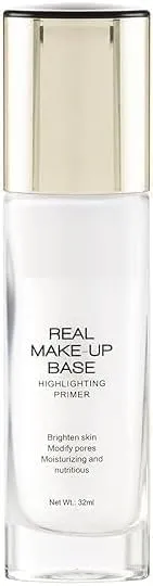 SELVANI Real Makeup Base Highlighting Primer| Skin-Hydrating Poreless Primer With Natural Glow Finish For Face Makeup |Shade - Natural Tint, 32Ml