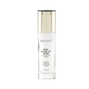 Sheltr Real Makeup Base Highlighting Primer| Skin-Hydrating Poreless Primer With Natural Glow Finish For Face Makeup |Shade - Golden-Tint, 32Ml