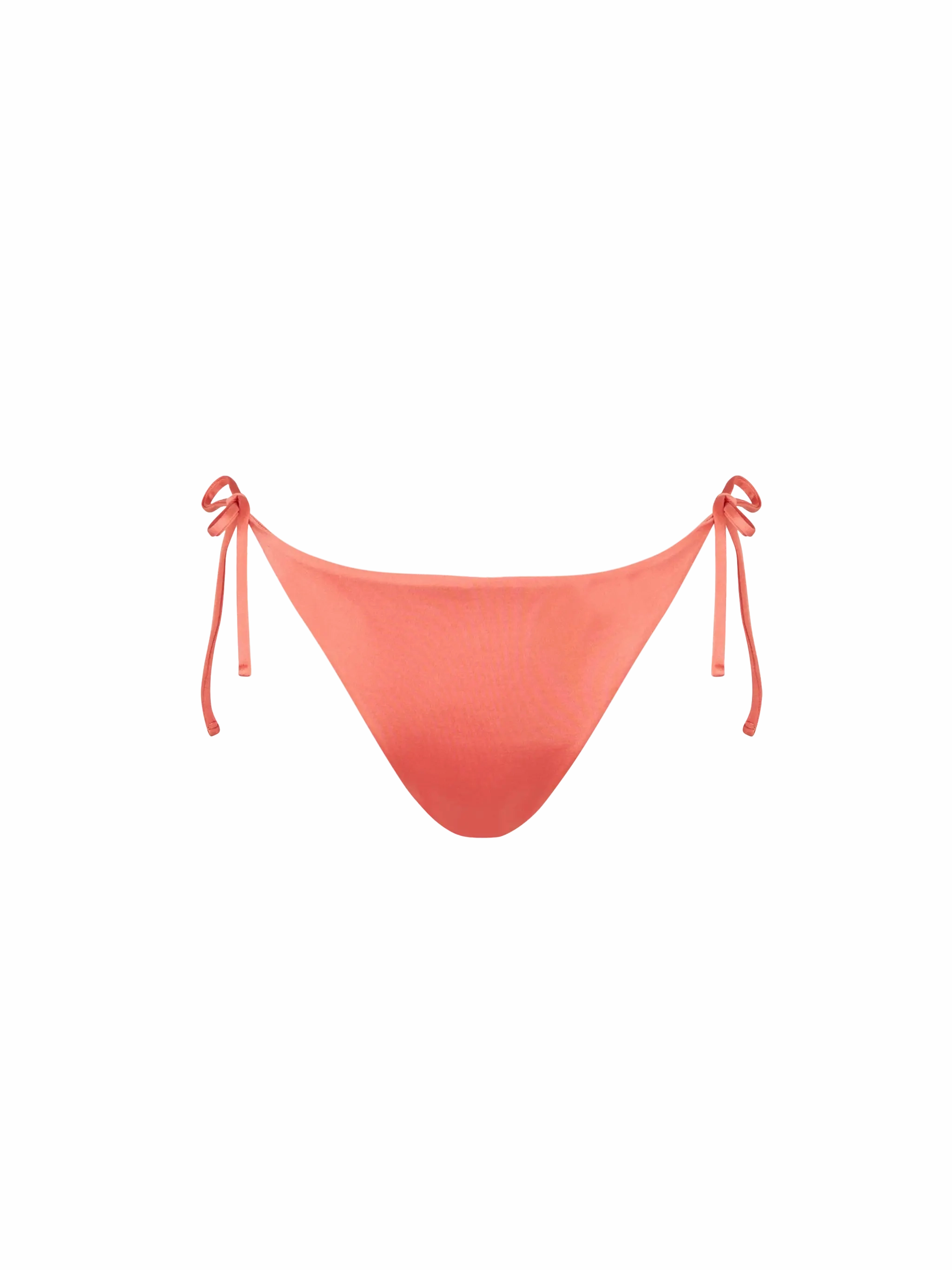 Shiny peach swim briefs
