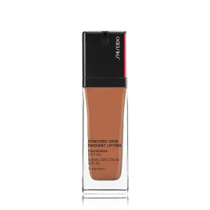 Shiseido Synchro Skin Radiant Lifting Foundation SPF 30 - Medium-to-Full, Buildable Coverage - 24-HR Hydration - Transfer, Crease & Smudge Resistant - Non-Comedogenic