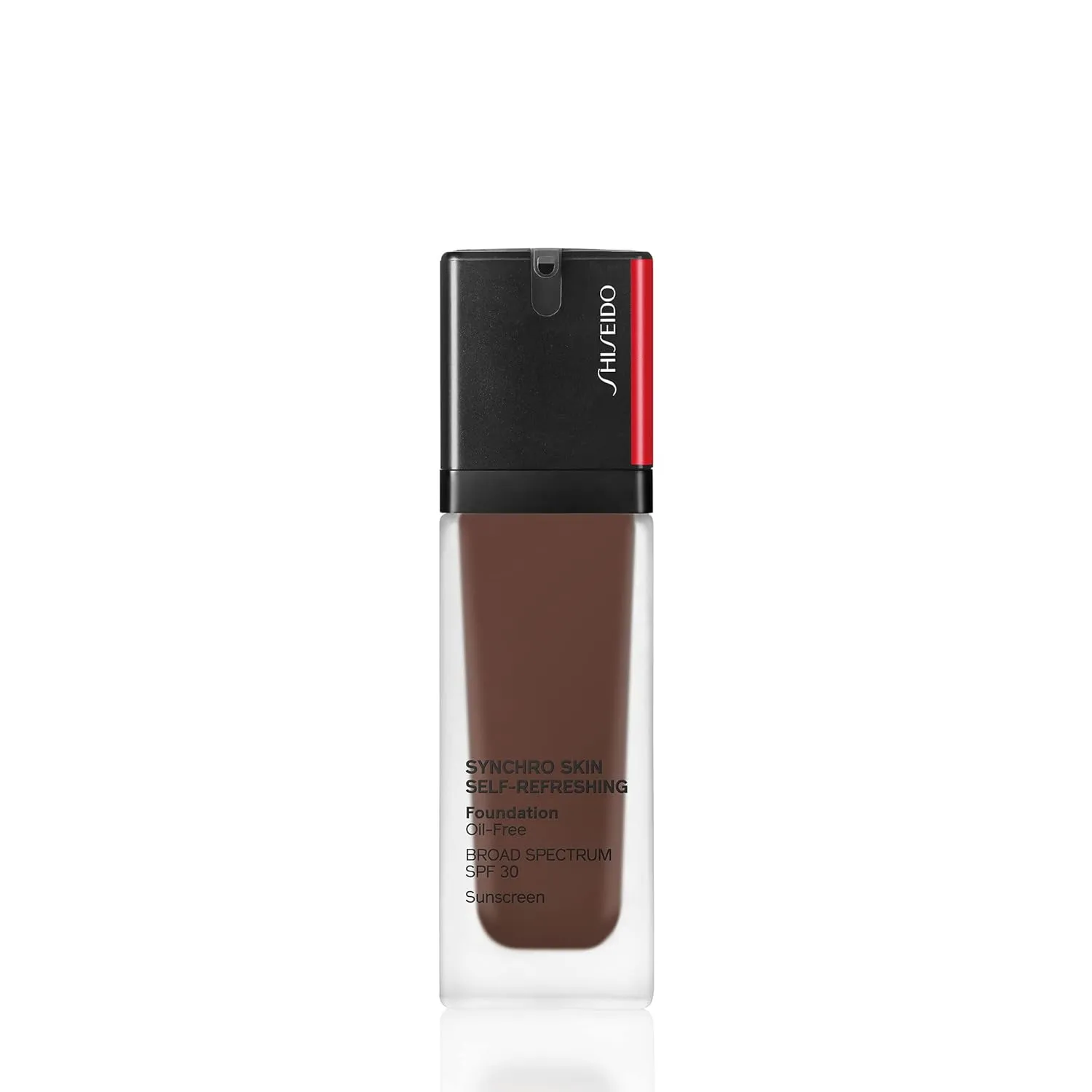 Shiseido Synchro Skin Self-Refreshing Foundation SPF 30 - Medium, Buildable Coverage   24-Hour Wear - Waterproof & Transfer Resistant - Non-Comedogenic