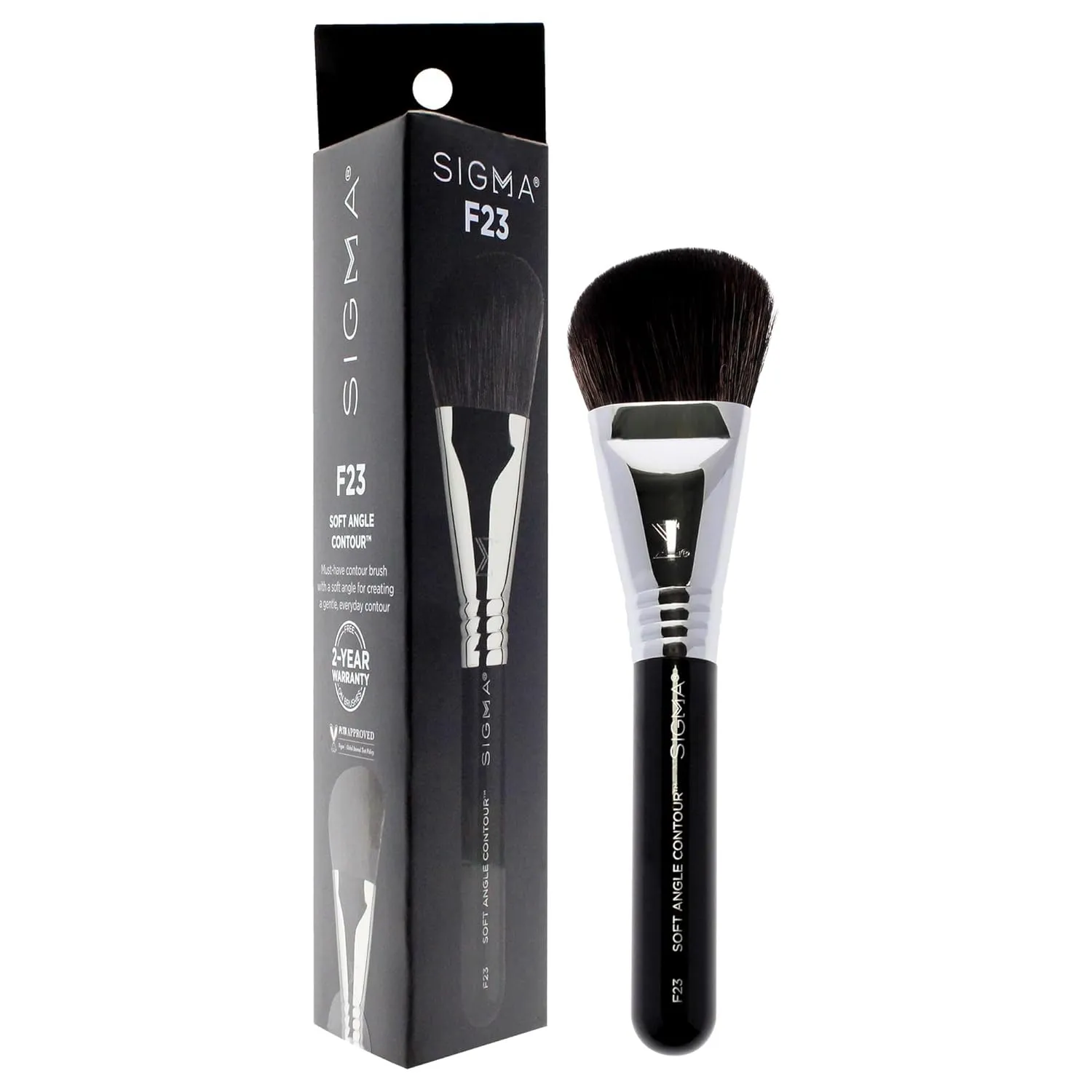 Sigma Beauty Professional F30 Large Coverage Powder Face Makeup Brush for Loose Powder and Mineral Foundation