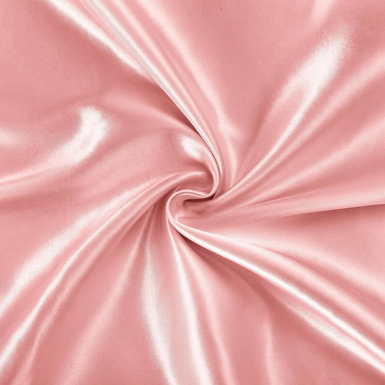 SiinvdaBZX 3-Piece Set Satin Twin XL Fitted Sheet & 2 Pillowcase, Blush Pink Silky Soft Fitted Bottom Sheet Twin Extra Long Bed Sheets, Wrinkle Free, Fade Resistant (Deep Up to 15")