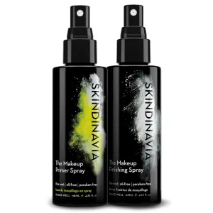 Skindinavia Makeup Primer   Makeup Finishing Spray, Hydrating Spray, Pore Minimizing Primer Mist, Long Lasting, Sweat Resistant & Waterproof Fine Mist Matte Setting Spray, (2 x 4 Fl. Oz.)