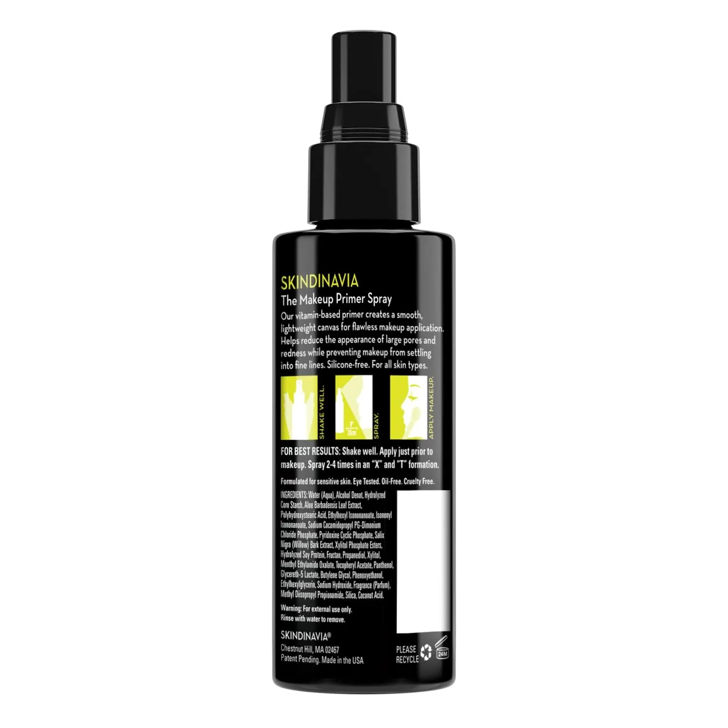 Skindinavia Makeup Primer   Makeup Finishing Spray, Hydrating Spray, Pore Minimizing Primer Mist, Long Lasting, Sweat Resistant & Waterproof Fine Mist Matte Setting Spray, (2 x 4 Fl. Oz.)