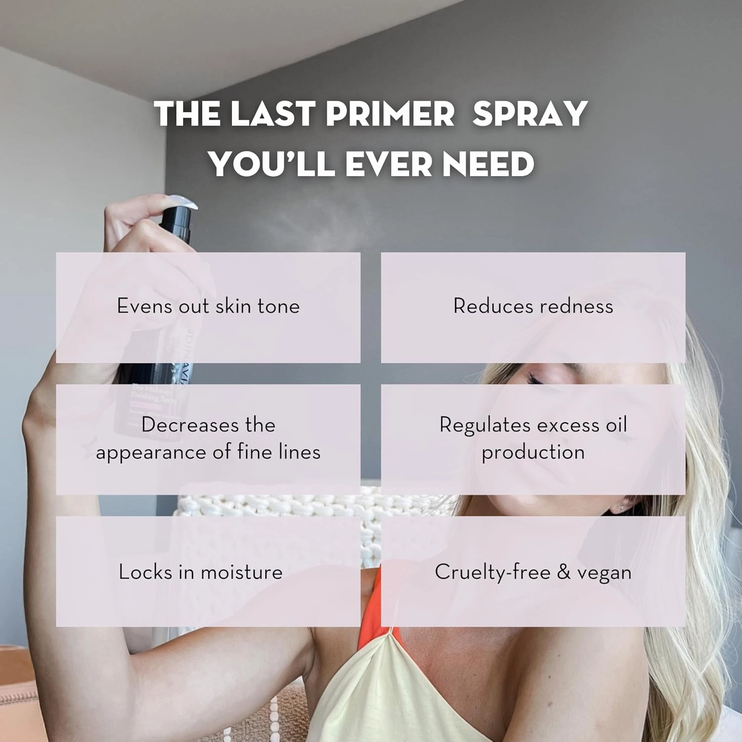 Skindinavia Makeup Primer   Makeup Finishing Spray Bridal | Hydrating Spray, Pore Minimizing Primer Mist | Long Lasting, Sweat Resistant & Waterproof Fine Mist Matte Setting Spray, (2 x 4 Fl. Oz.)