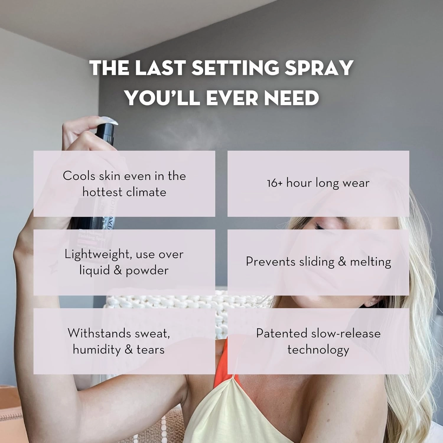 Skindinavia Makeup Primer   Makeup Finishing Spray Bridal | Hydrating Spray, Pore Minimizing Primer Mist | Long Lasting, Sweat Resistant & Waterproof Fine Mist Matte Setting Spray, (2 x 4 Fl. Oz.)
