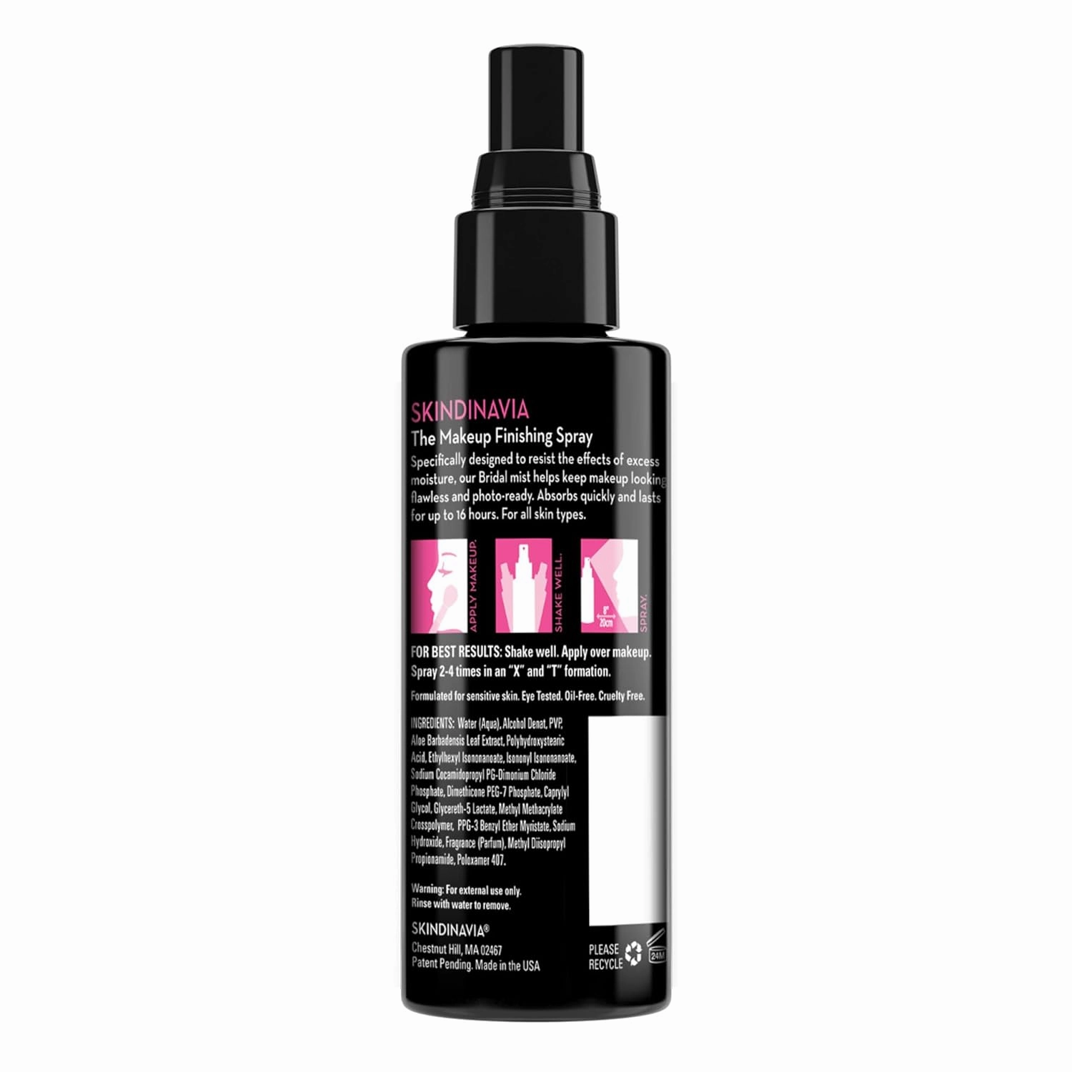 Skindinavia Makeup Primer   Makeup Finishing Spray Bridal | Hydrating Spray, Pore Minimizing Primer Mist | Long Lasting, Sweat Resistant & Waterproof Fine Mist Matte Setting Spray, (2 x 4 Fl. Oz.)