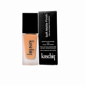 Soft Matte Finish Face And Body Foundation For all skin types, 24HRS Long Wear Lightweight Medium-Full Coverage Foundation, Oilfree - Shine Control- 1.183FL/OZ K-50