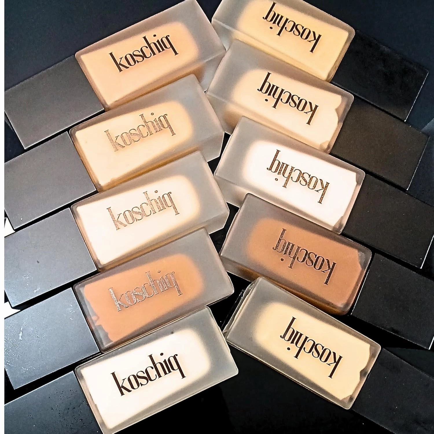 Soft Matte Finish Face And Body Foundation For all skin types, 24HRS Long Wear Lightweight Medium-Full Coverage Foundation, Oilfree - Shine Control- 1.183FL/OZ K-50