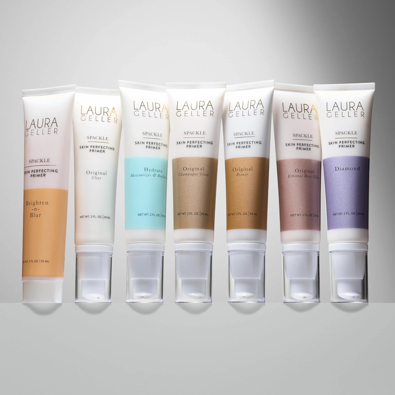 Spackle Primer - Hydrate - Super-Size 2 Fl Oz - Hyaluronic Acid Makeup Primer for Mature Skin