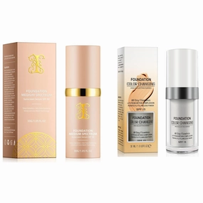 SPF 50  Foundation 4 in 1 - Medium Spectrum   TLM Colour Changing Foundation SPF15