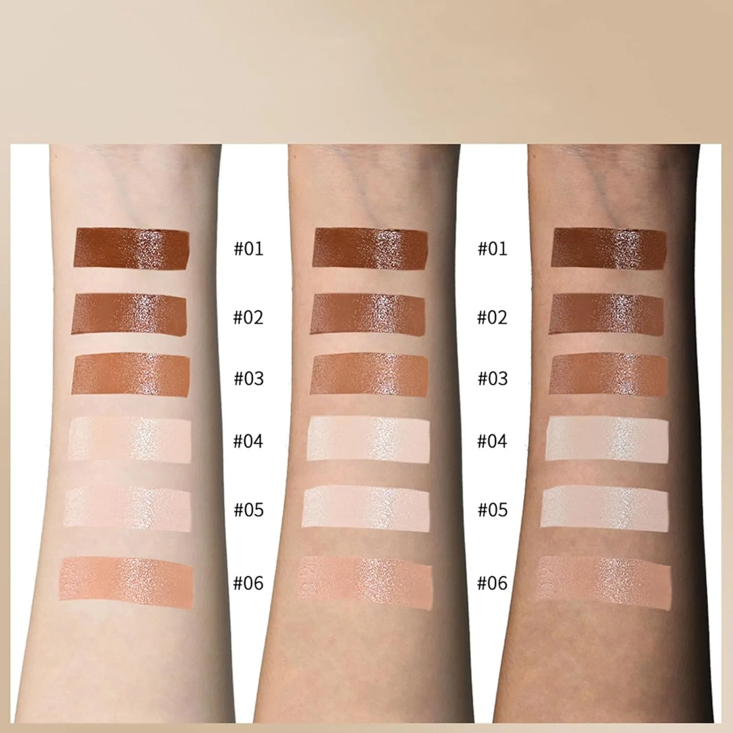 Splendor Skin Tint Balm for Black Women, Splendor Serum Boosted Skin Tint Balm, Foundation Stick Beauty Boosted Skin Tint, Solid Tinted Moisturizing Serum Contour Stick-01#