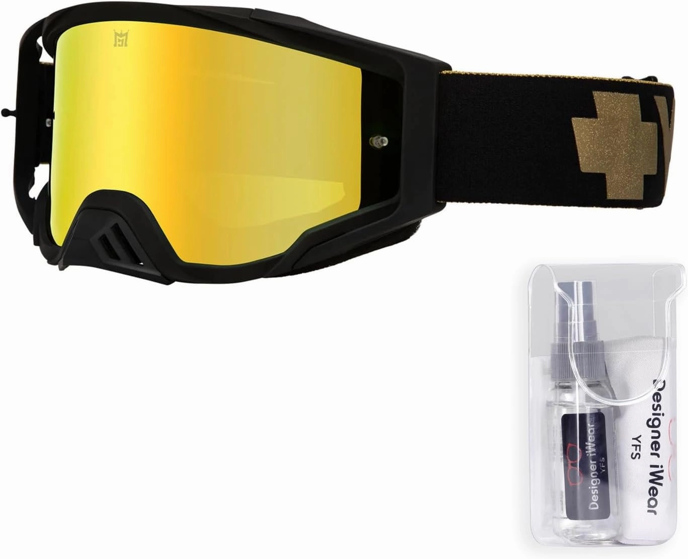SPY Foundation Large/Extra Large Fit Ski Goggles for Men for Women  Designer iWear Bundle