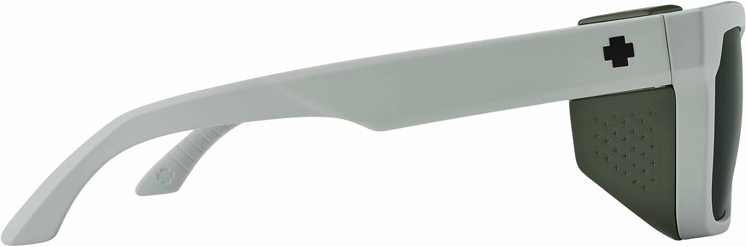 SPY Optic Helm Tech, Full Cover Square Sunglasses, Color and Contrast Enhancing Lenses