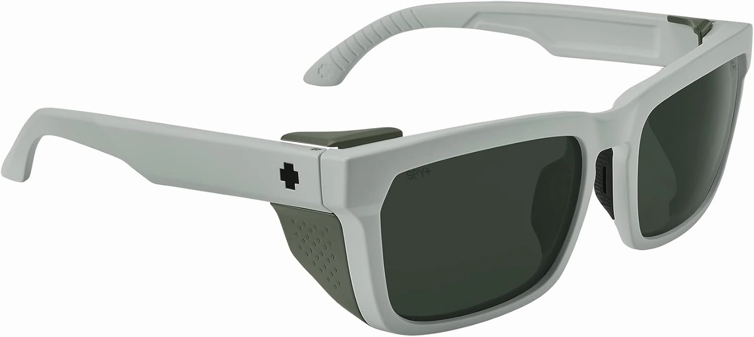 SPY Optic Helm Tech, Full Cover Square Sunglasses, Color and Contrast Enhancing Lenses