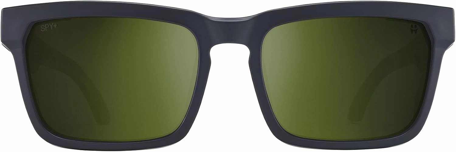 SPY Optic Helm Tech, Full Cover Square Sunglasses, Color and Contrast Enhancing Lenses