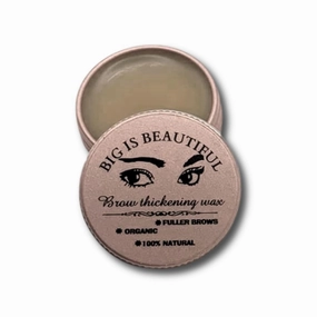SSF Organics- Big is Beautiful | Eyebrow Regrowth Wax | Primer. Natural Castor, Rosemary, and Patchouli Oil Blend.