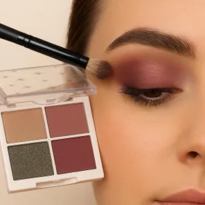 Sugar Plum Eyeshadow Quad – Highly Pigmented, Vegan & Cruelty-Free Palette