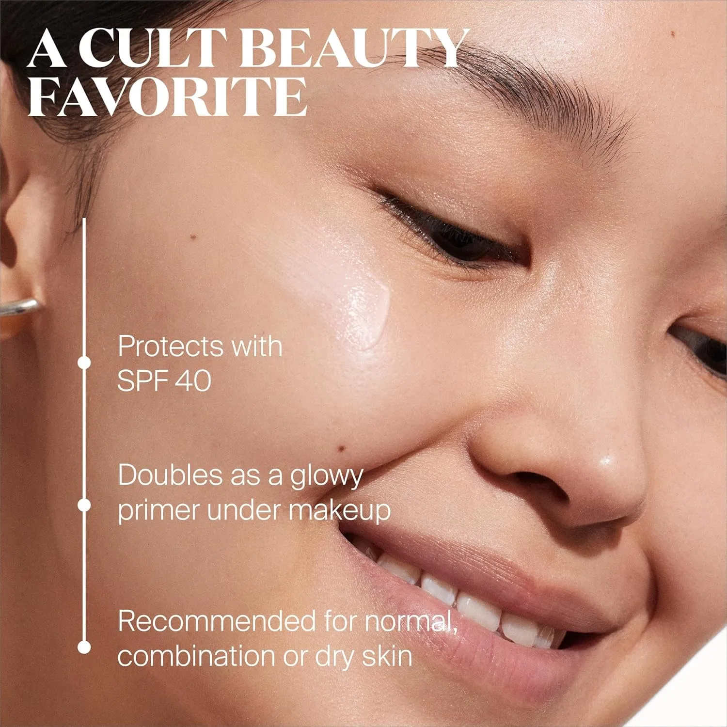 Supergoop! Glowscreen SPF 40, Dawn (Pink Pearl Glow) - 1.7 fl oz - Glowy Primer   Broad Spectrum Tinted Sunscreen - Helps Filter Blue Light - Hydration - Hyaluronic Acid & Vitamin B5