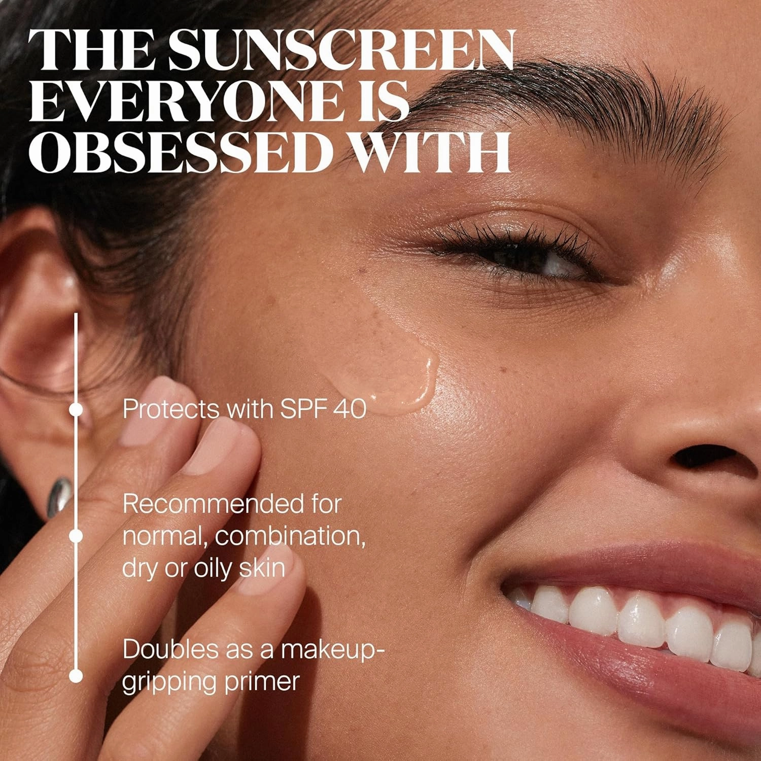 Supergoop! Unseen Sunscreen - SPF 40 - Invisible, Broad Spectrum Face Sunscreen   Makeup-Gripping Primer - Weightless, Scentless, Oil Free - For All Skin Types & Skin Tones - 1.7 fl oz - Pack of 2