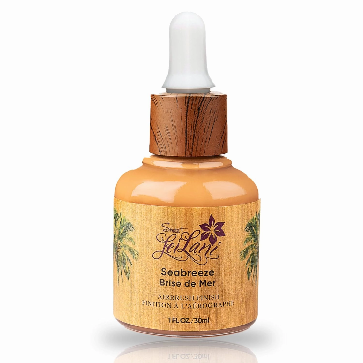 Sweet LeiLani Liquid Foundation, Waterproof Full Coverage Foundation Vegan, Cruelty-Free, 3 in 1 Makeup Foundation Liquid. No Parabens, Gluten, Fragrance (Sea Breeze)- 1 oz