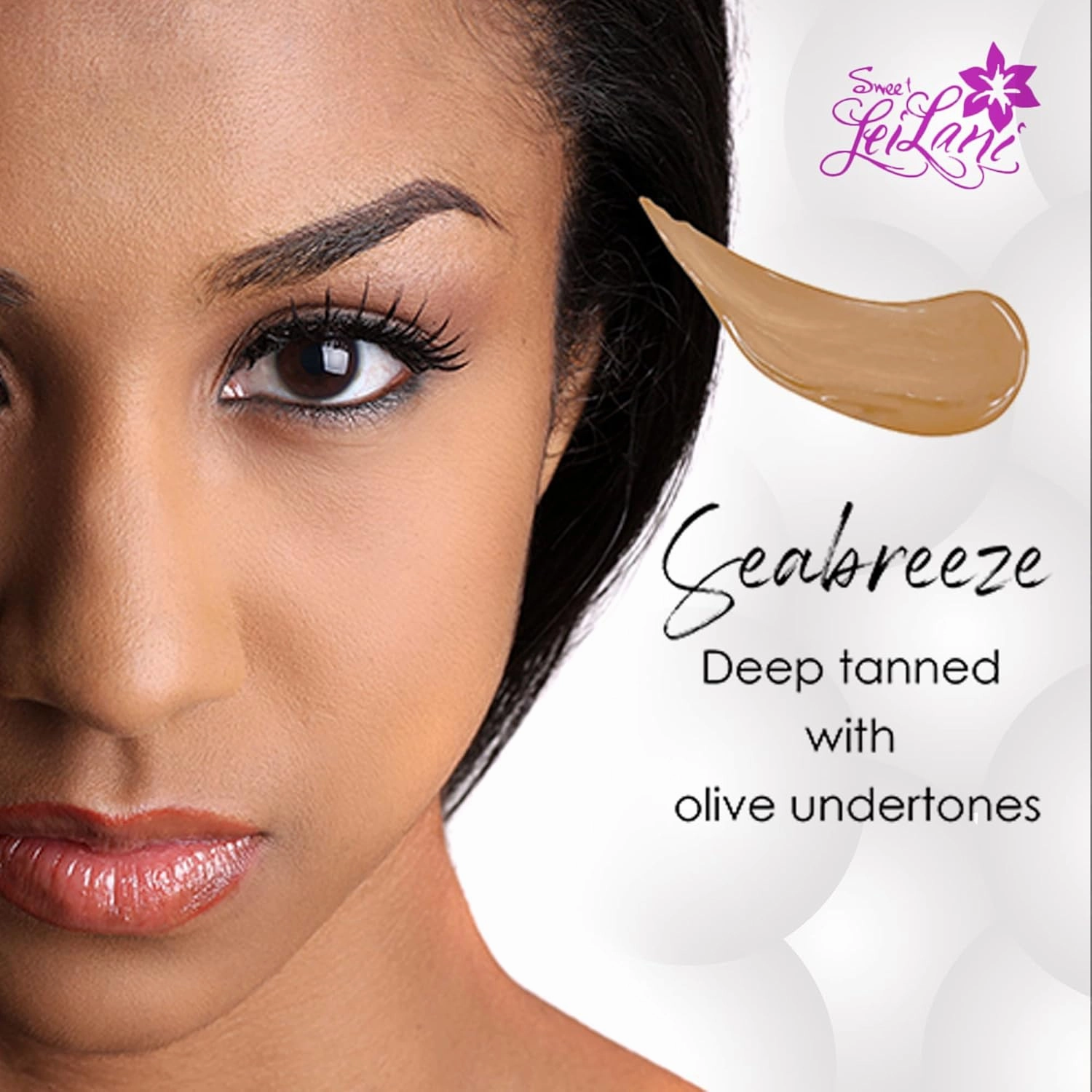 Sweet LeiLani Liquid Foundation, Waterproof Full Coverage Foundation Vegan, Cruelty-Free, 3 in 1 Makeup Foundation Liquid. No Parabens, Gluten, Fragrance (Sea Breeze)- 1 oz