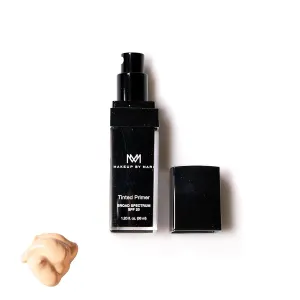 Tinted Primer – Hydrating Radiant Base with Hyaluronic Acid & Ceramides | 1.2 oz Pump | Clean, Vegan, Cruelty-Free Shade| (MEDIUM, MEDIUM)