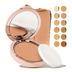 Toty by Sofia Vergara - Ilumina CC Creamy Compact SPF 50  Mineral Broad Spectrum Sunscreen for Face - Tinted Blurring Balm SPF- Matte, Light Coverage - Water & Sweat Resistant - All Skin Types - 3C