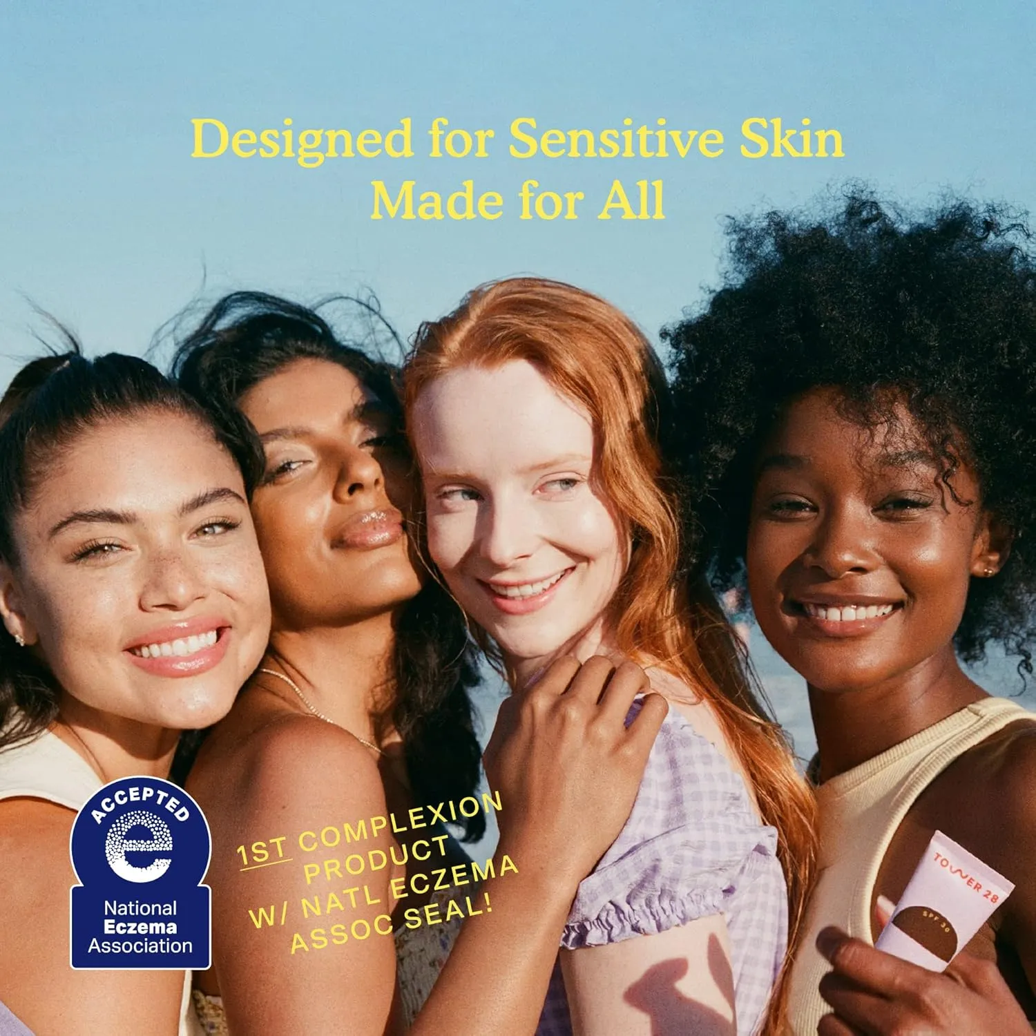 Tower 28 Beauty SunnyDays SPF 30 Tinted Mineral Sunscreen - For Sensitive Skin - 2-in-1 Facial Broad Spectrum UVA/UVB Protection   Foundation - Shade 05 FAIRFAX - Fair with Pink Undertones, 1 Fl Oz