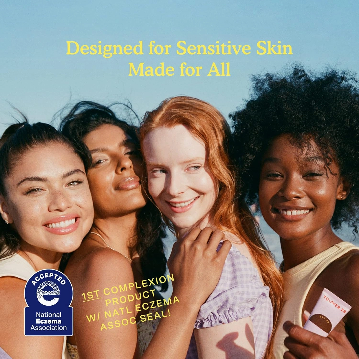 Tower 28 Beauty SunnyDays SPF 30 Tinted Sunscreen For Sensitive Skin - 2-in-1 Facial Broad Spectrum UVA/UVB Protection   Foundation - Shade 20 MULHOLLAND- Light with Golden Neutral Undertones, 1 Fl Oz