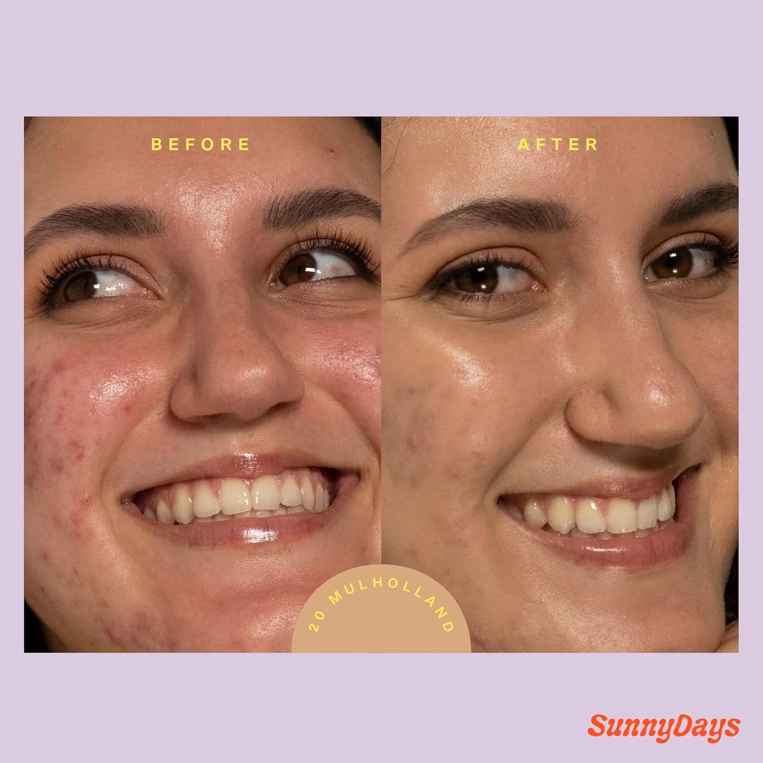 Tower 28 Beauty SunnyDays SPF 30 Tinted Sunscreen For Sensitive Skin - 2-in-1 Facial Broad Spectrum UVA/UVB Protection   Foundation - Shade 20 MULHOLLAND- Light with Golden Neutral Undertones, 1 Fl Oz
