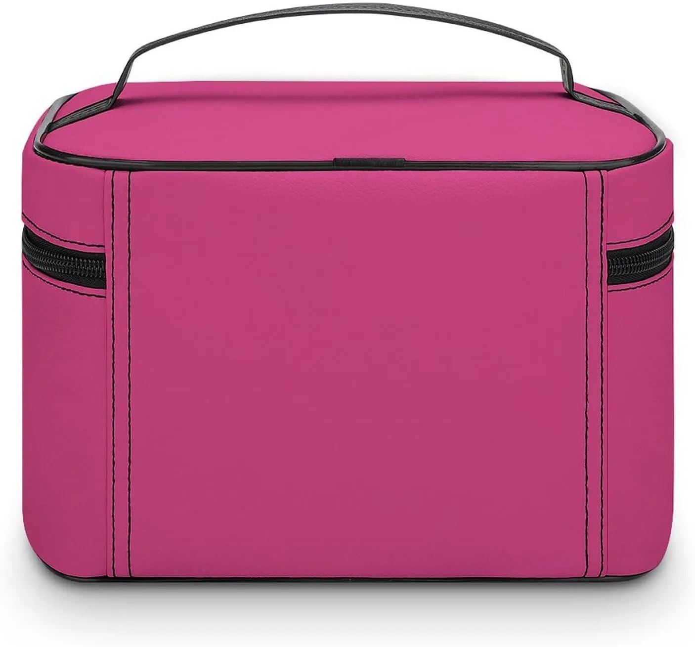 Travel Makeup Bag, Bright Blush Pink Cosmetic Bags for Women Large Capacity Waterproof Toiletry Bag Make up Organizer