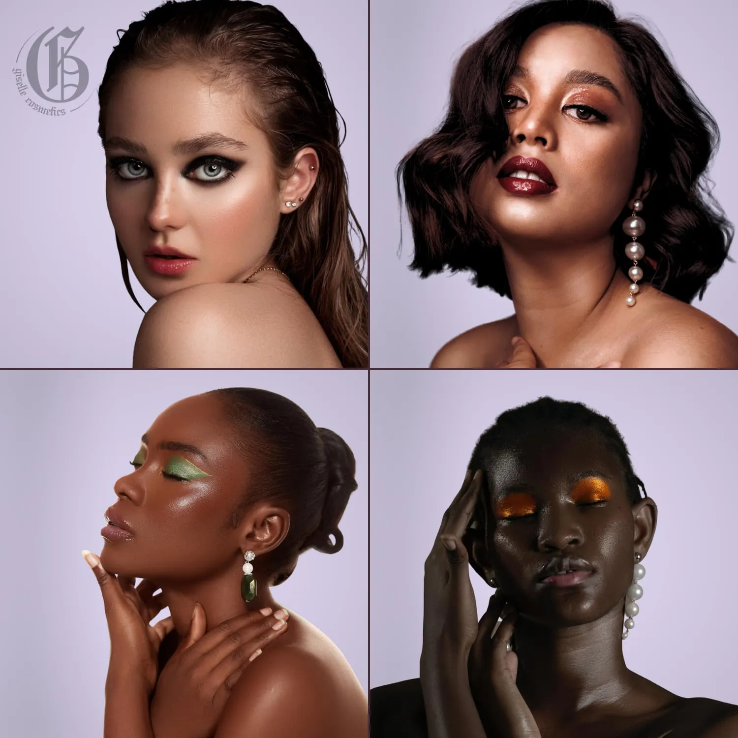 Triple Espresso Mineral Eyeshadow Palette - Organic, Talc-Free Loose Powder Makeup, Eye Shadow Palette with Shimmer, Glitter, Metallic, Bronze & Brown Shades - Goth & Natural Look